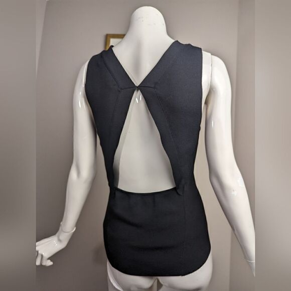 Zara black tank top, open back Zara Knit size M - Picture 4 of 8